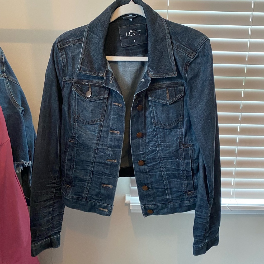 LOFT Women's Denim Jacket - Blue
